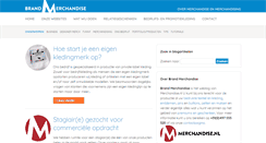 Desktop Screenshot of brandmerchandise.nl